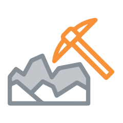 Mineral exploration icons
