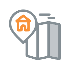Subdividing and lot reconfiguration icon